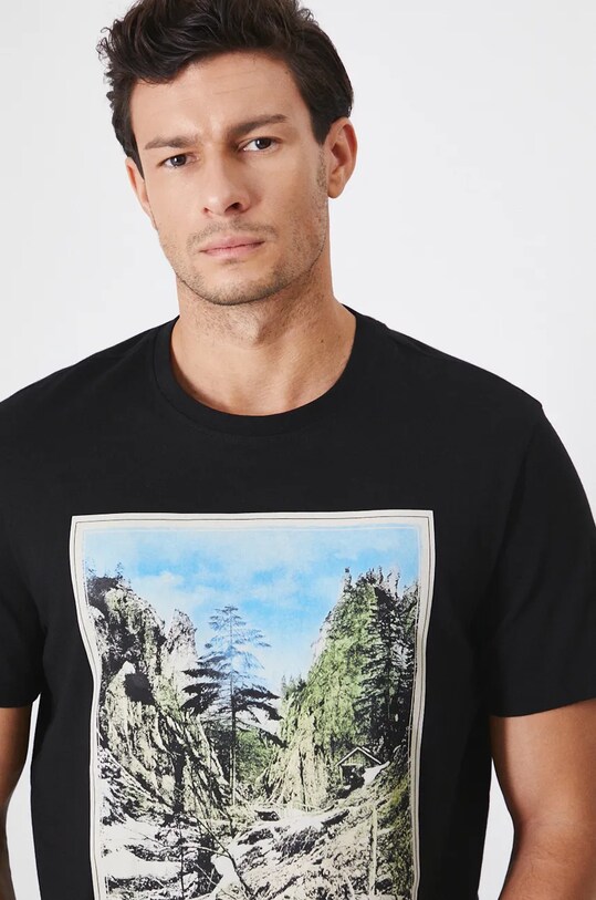 Medicine tricou din bumbac negru RW24.TSM904