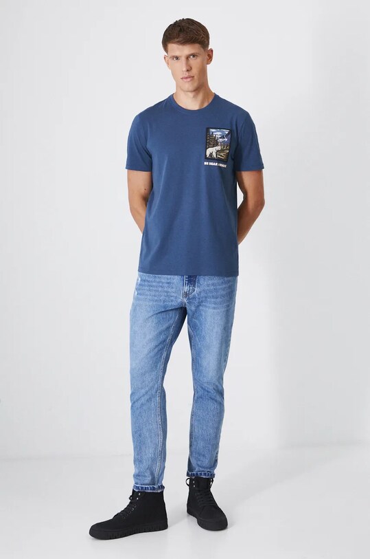 Medicine tricou RW24.TSM906 bleumarin RW24