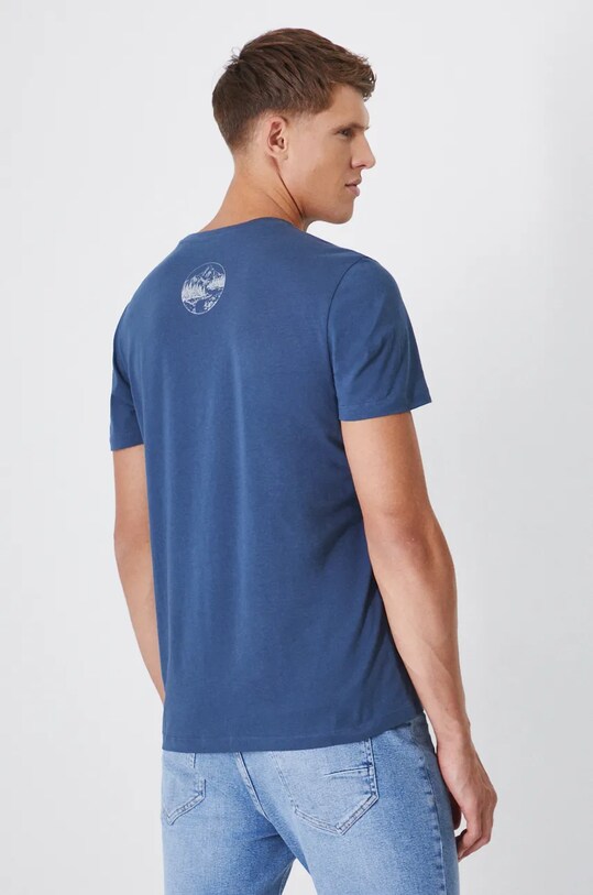 Îmbrăcăminte Medicine tricou din bumbac RW24.TSM908 bleumarin