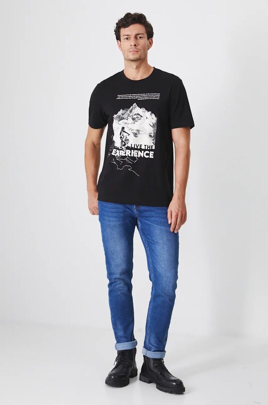 Medicine t-shirt bawełniany RW24.TSM910 czarny RW24