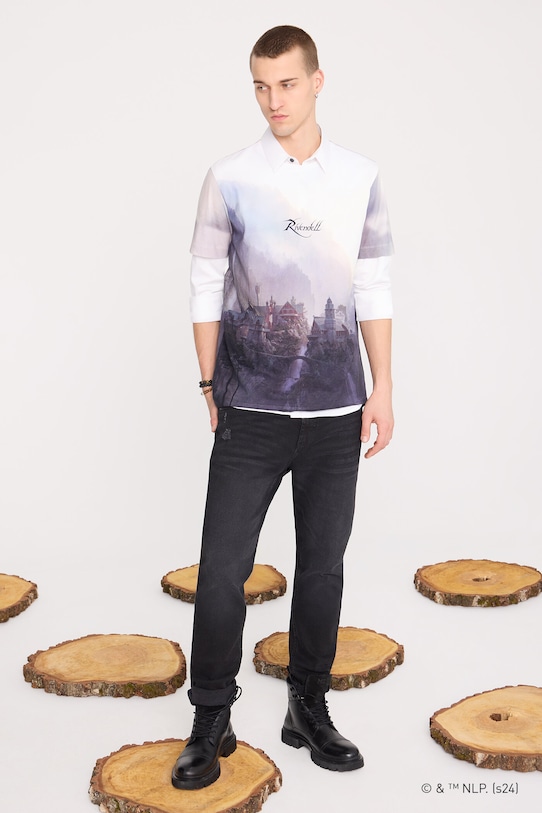 Bavlnené tričko pánske z kolekcie The Lord of the Rings viac farieb regular viacfarebná RW24.TSMA85