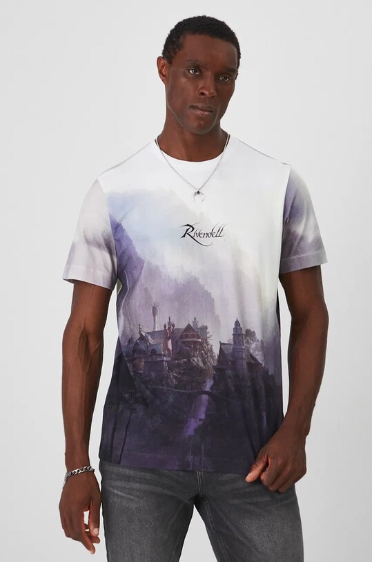 Bavlnené tričko pánske z kolekcie The Lord of the Rings viac farieb RW24.TSMA85 viacfarebná RW24