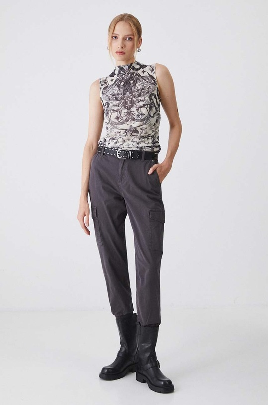 Top dámský se vzorem béžová barva RW24.TTD500 béžová RW24