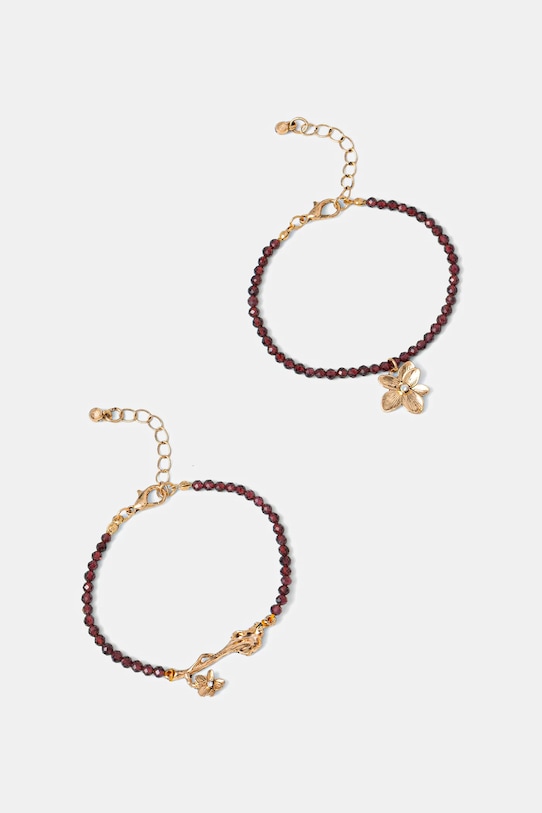 Medicine brățări 2-pack 2-pack burgundia RW25-ABD500