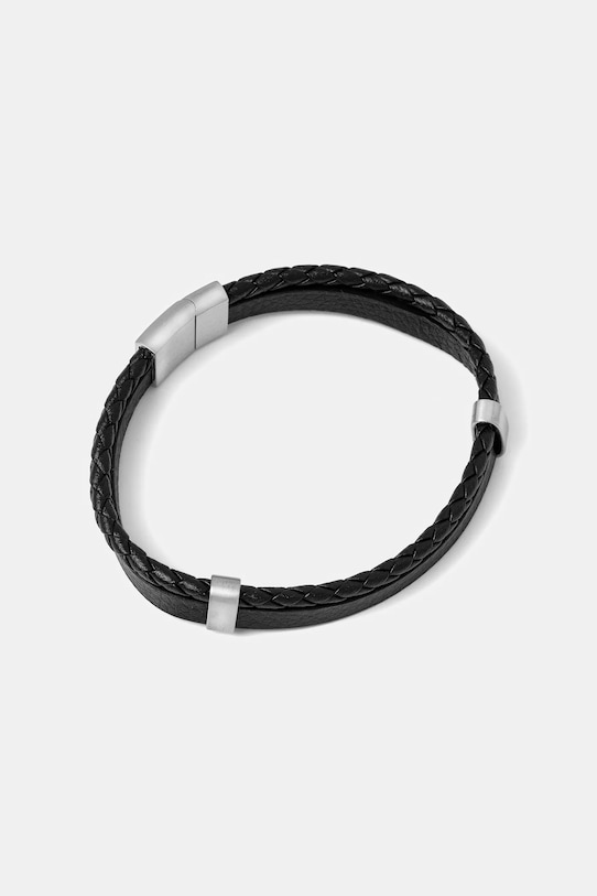 Medicine bransoletka skórzana czarny RW25-ABM502