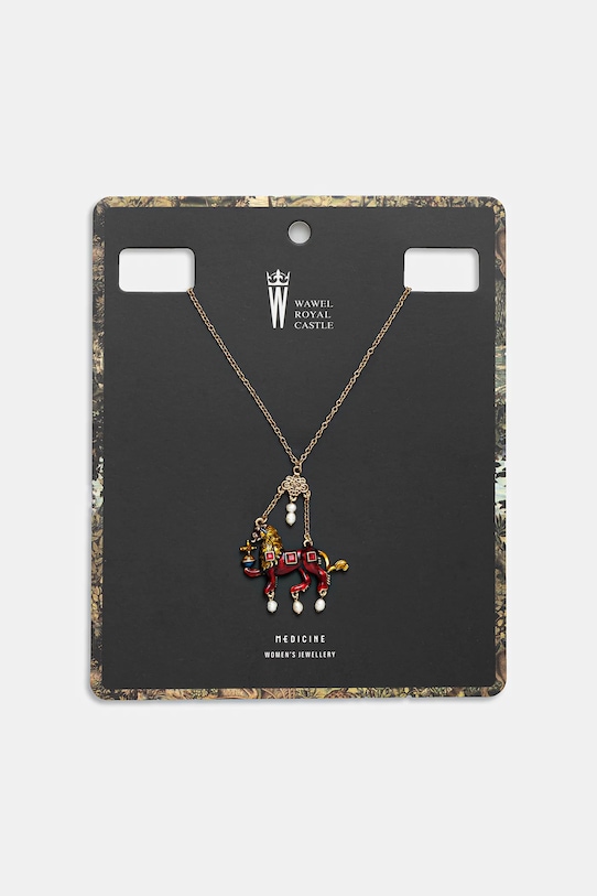 Náhrdelník Medicine burgundské RW25-ASD850