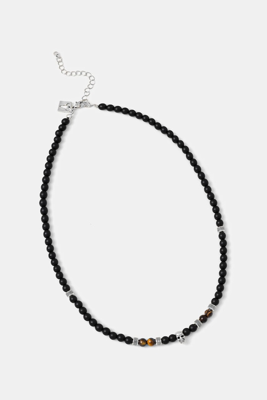 Medicine naszyjnik kamień naturalny czarny RW25-ASM500