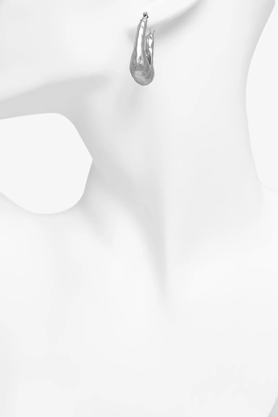 Akcesoria Kolczyki damskie o nieregularnym kształcie RW25-AUD502 srebrny