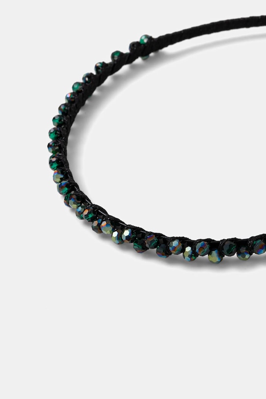 Čelenka s ozdobnými korálkami RW25-AWDB04 tyrkysová RW25