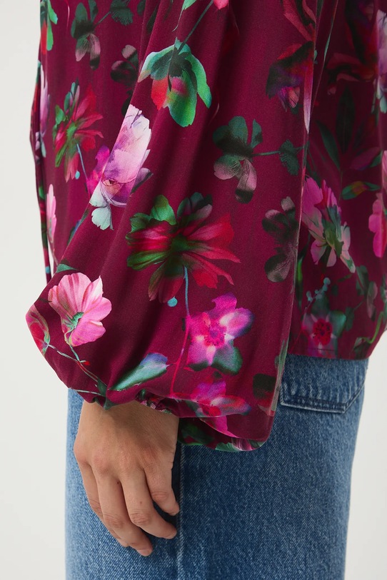Bluzka damska z wiskozy wzorzysta RW25-BDD050