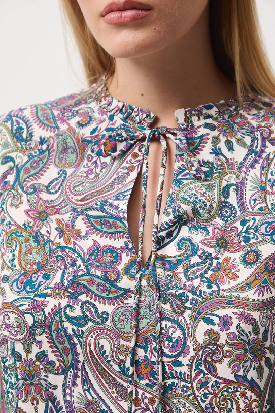 Bluzka damska z wiskozy wzorzysta RW25-BDD050 multicolor