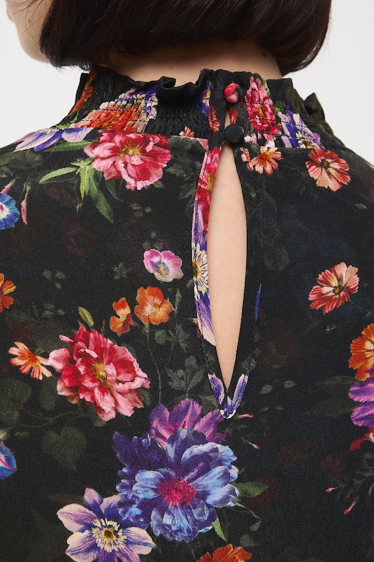 Bluzka damska z wiskozy wzorzysta RW25-BDD092 multicolor