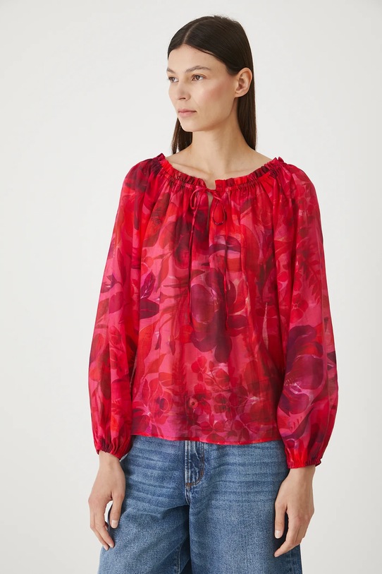 Odzież Bluzka damska wzorzysta RW25-BDD200 multicolor