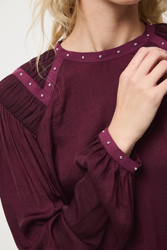 Medicine bluzka RW25-BDD700 bordowy