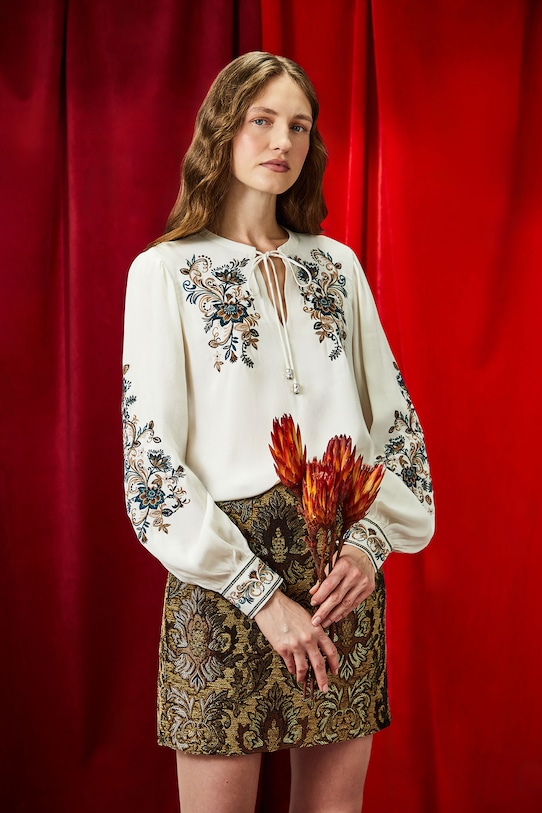 Medicine bluza legat bej RW25-BDD800