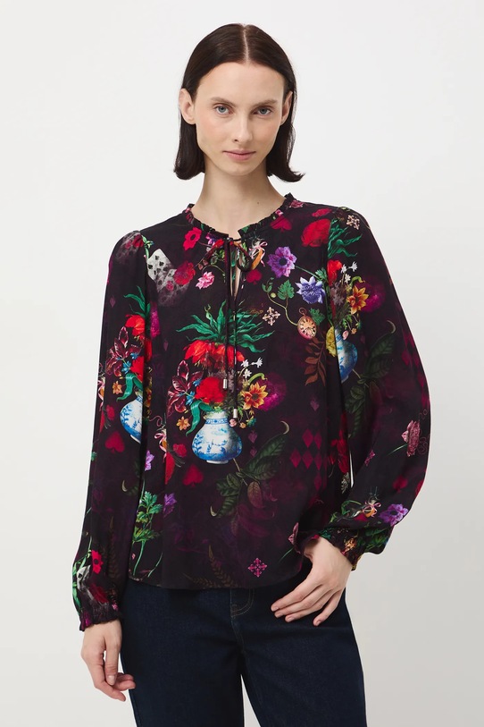 Medicine bluzka regular bordowy RW25-BDD903