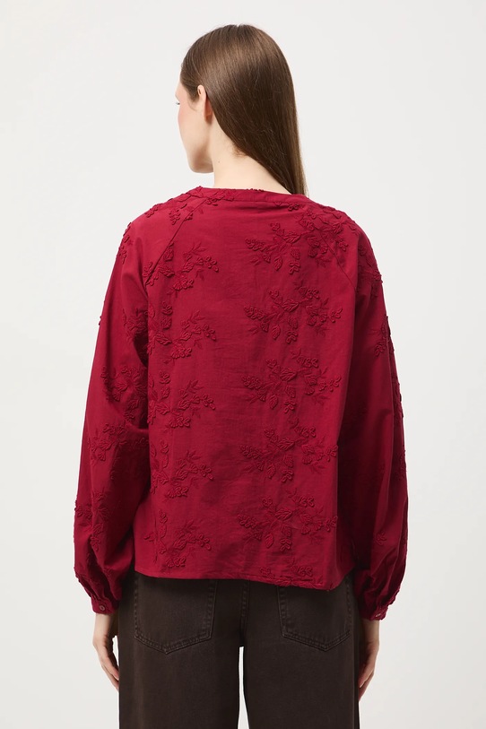 Odzież Medicine bluzka bawełniana RW25-BDDB02 czerwony