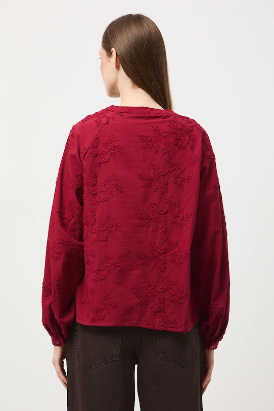 Odzież Medicine bluzka bawełniana RW25-BDDB02 czerwony