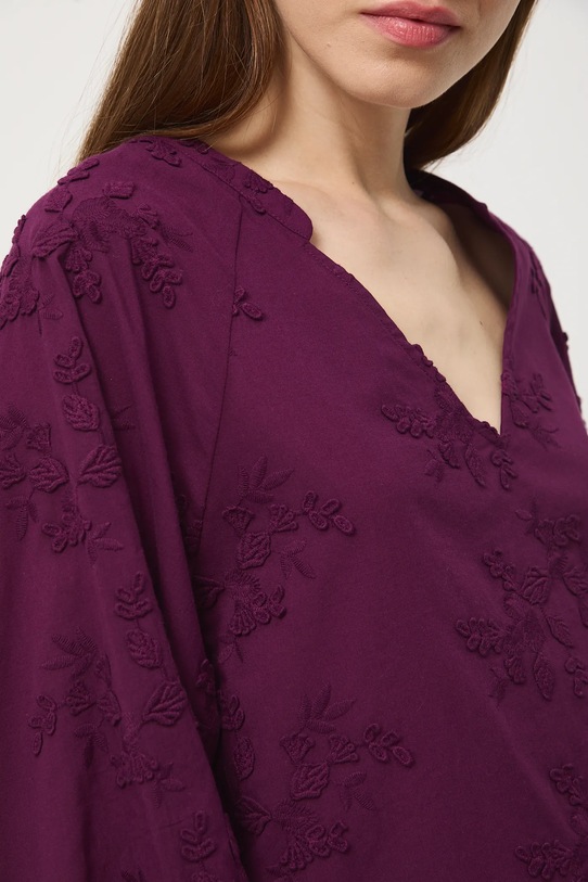 Medicine bluzka bawełniana RW25-BDDB02 fioletowy