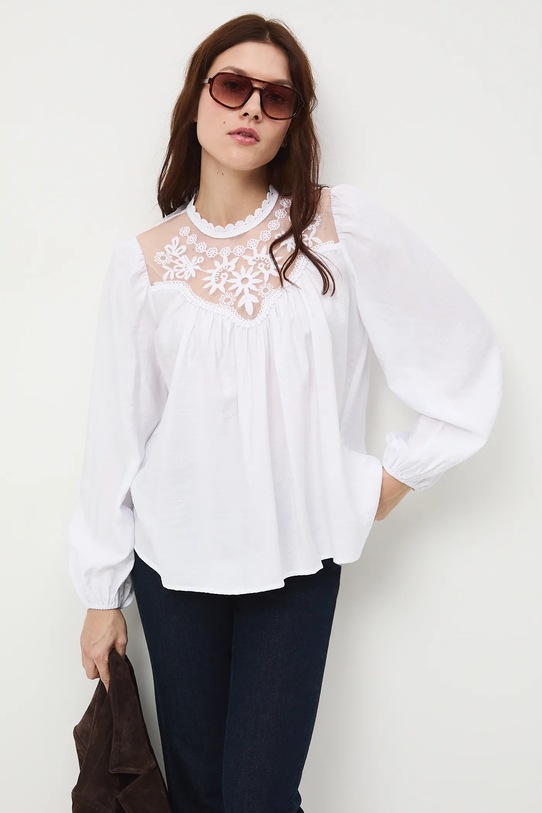 Medicine bluzka casual biały RW25-BDDC04