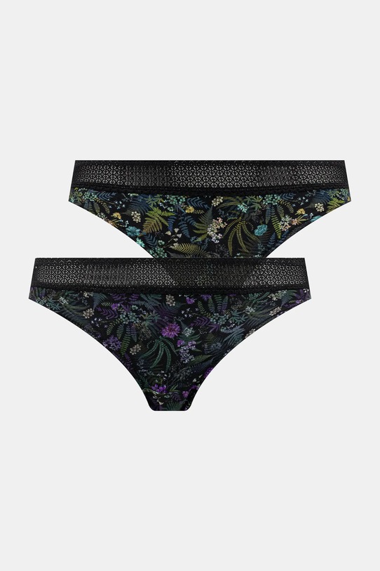 Figi bawełniane damskie z elastanem wzorzyste (2-pack) RW25-BID500 multicolor RW25