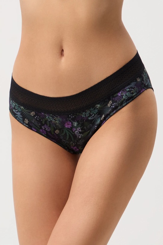 Figi bawełniane damskie z elastanem wzorzyste (2-pack) RW25-BID500