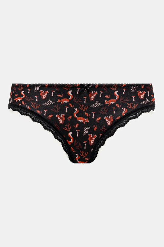 Odzież Figi bawełniane damskie briefs z elastanem wzorzyste (2-pack) RW25-BID504 multicolor