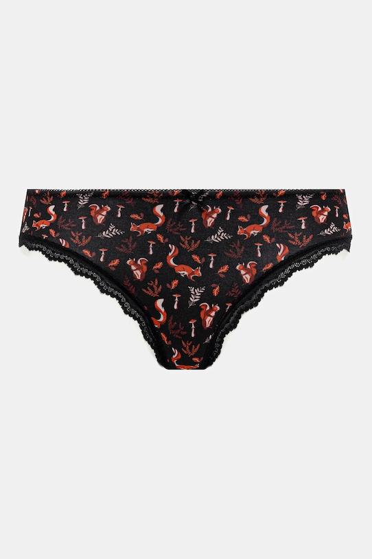 Odzież Figi bawełniane damskie briefs z elastanem wzorzyste (2-pack) RW25-BID504 multicolor