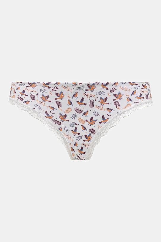 Figi bawełniane damskie briefs z elastanem wzorzyste (2-pack) multicolor RW25-BID504