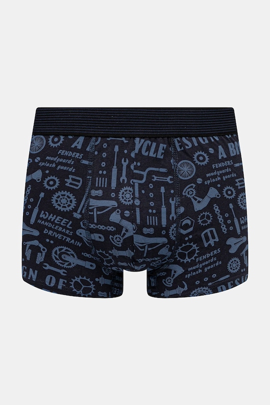 Bokserki bawełniane z elastanem wzorzyste (2-pack) RW25.BIM104 multicolor RW25