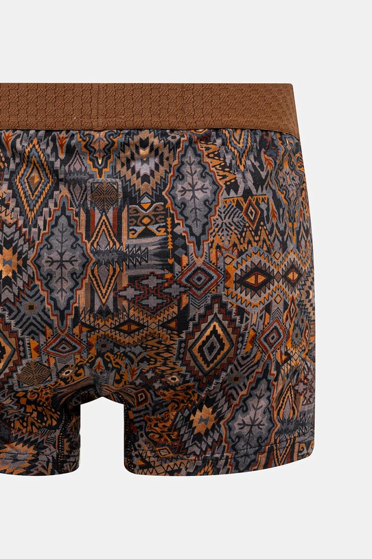 Bokserki bawełniane męskie z elastanem wzorzyste (2-pack) multicolor RW25-BIM305