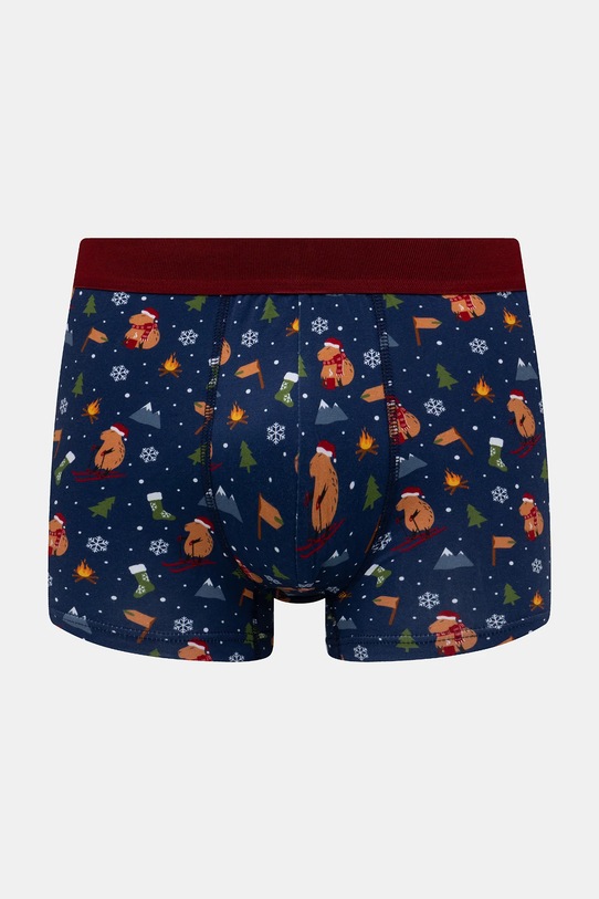 Bokserki bawełniane męskie z elastanem świąteczne (2-pack) RW25-BIMA04 multicolor RW25