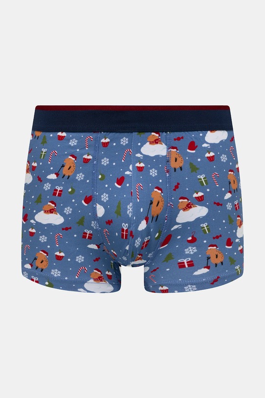 Odzież Bokserki bawełniane męskie z elastanem świąteczne (2-pack) RW25-BIMA04 multicolor