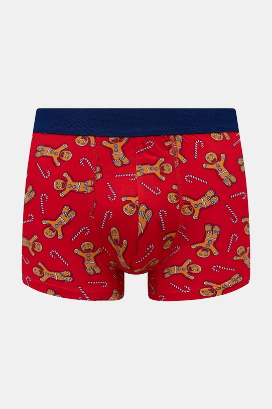 Odzież Bokserki bawełniane męskie z elastanem świąteczne Shrek (2-pack) RW25-BIMA52 multicolor