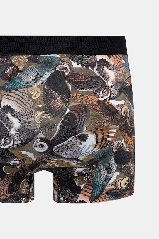 Bokserki bawełniane męskie z elastanem wzorzyste (2-pack) multicolor RW25-BIMB05