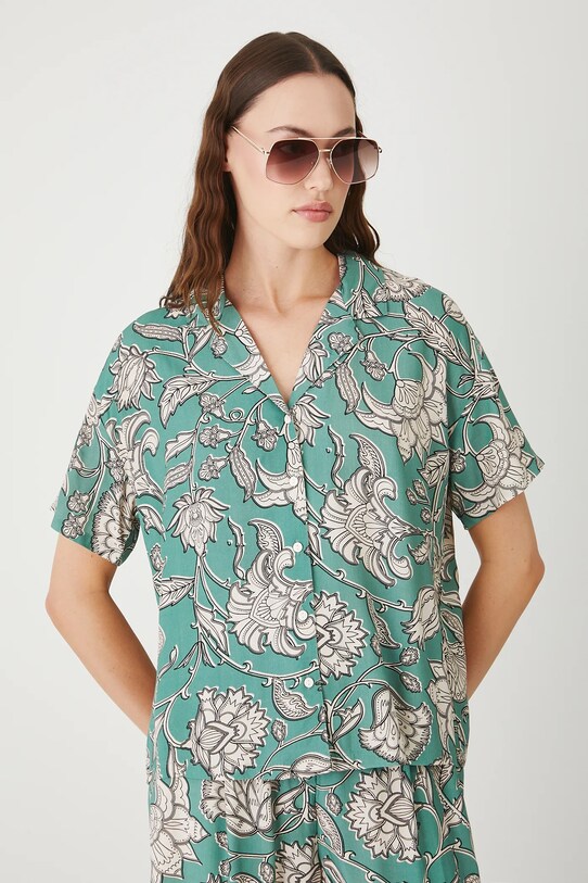 Medicine bluzka casual turkusowy RW25.BKD011