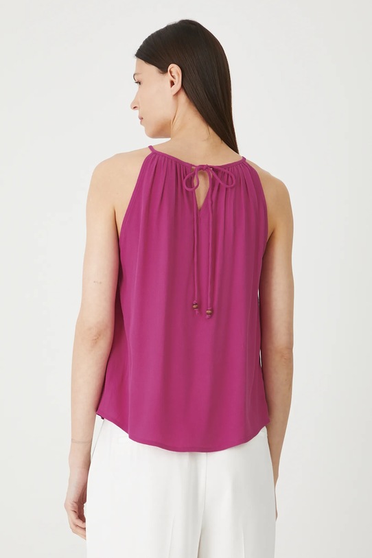 Odzież Bluzka damska z wiskozy gładka RW25-BKD201 różowy