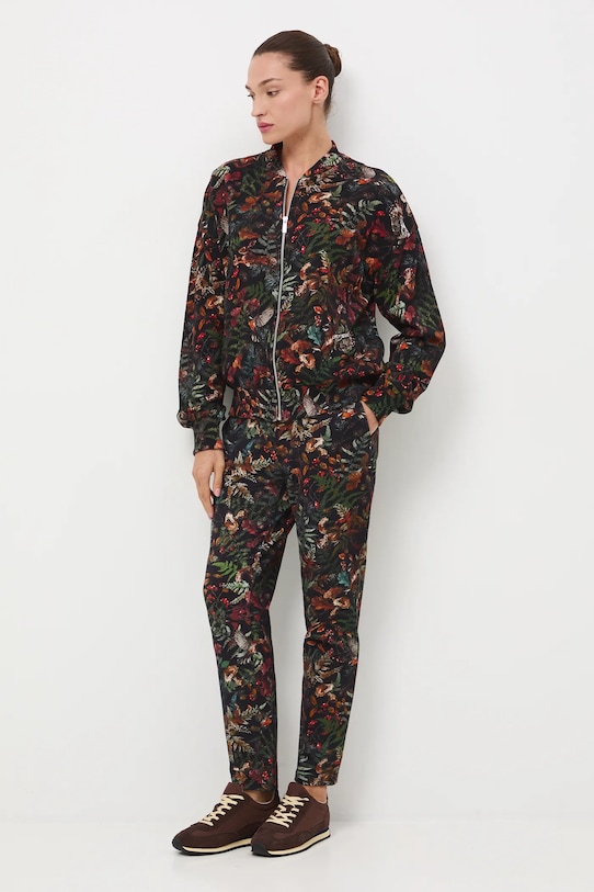 Mikina vzorovaná RW25-BLD080 čierna RW25