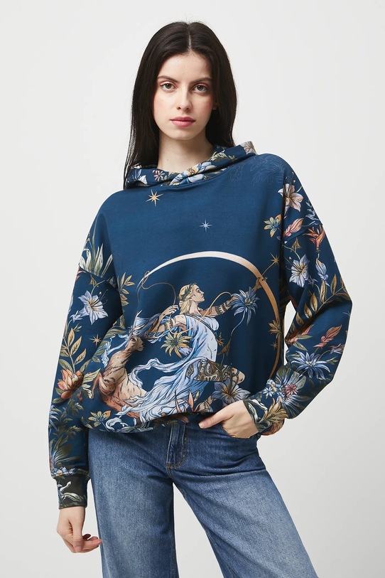 Medicine bluza z elastanem granatowy RW25-BLD302