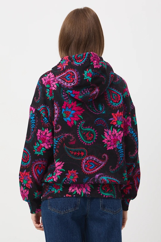Odzież Bluza bawełniana damska wzorzysta RW25-BLD603 czarny