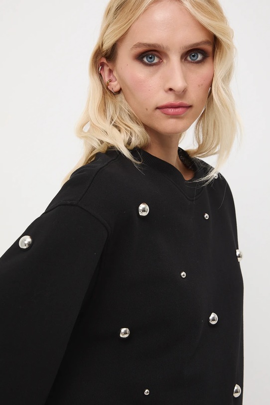 Medicine bluza bawełniana czarny RW25-BLD701