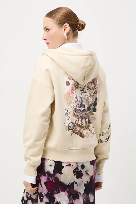 Bluza damska z kolekcji Narodowy Instytut Fryderyka Chopina x Medicine beżowy RW25-BLD754