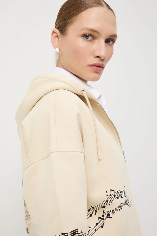 Bluza damska z kolekcji Narodowy Instytut Fryderyka Chopina x Medicine RW25-BLD754 beżowy