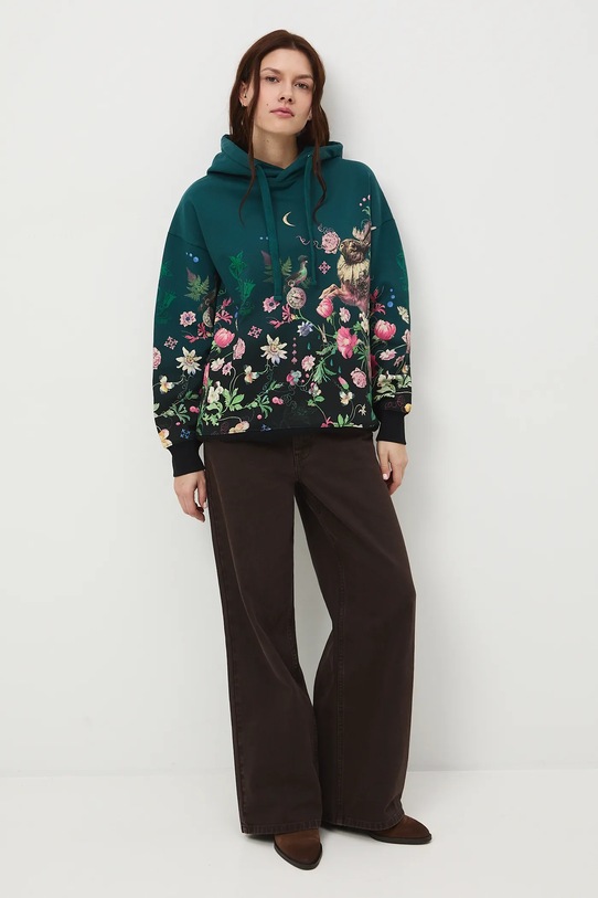 Medicine bluza wzorzyste turkusowy RW25-BLD902