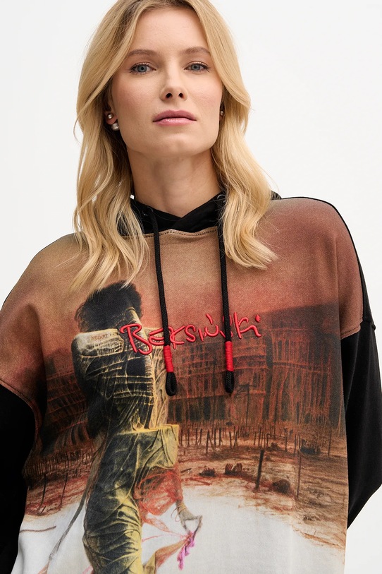 Bluza damska z kolekcji Zdzisław Beksiński x Medicine czarny RW25-BLDA51