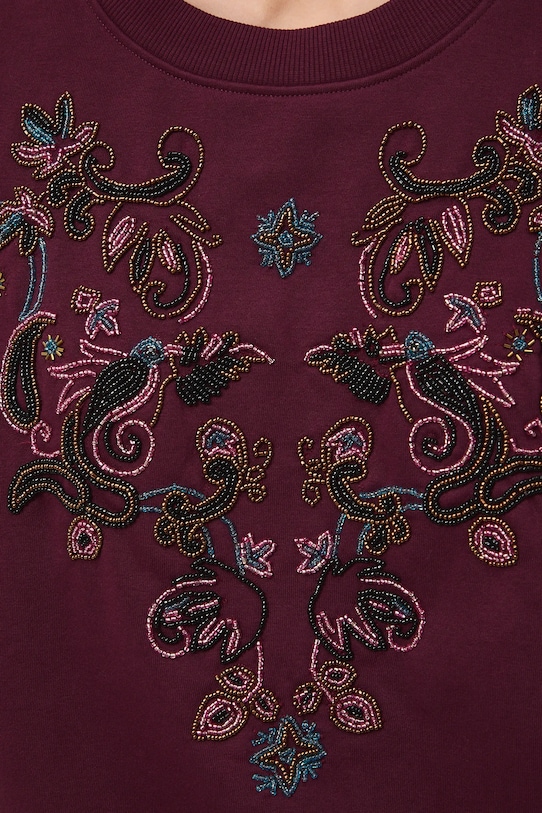 Medicine bluza RW25-BLDC02 bordowy