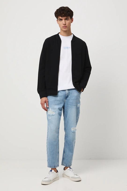 Bluza męska z fakturą RW25-BLM310 czarny RW25