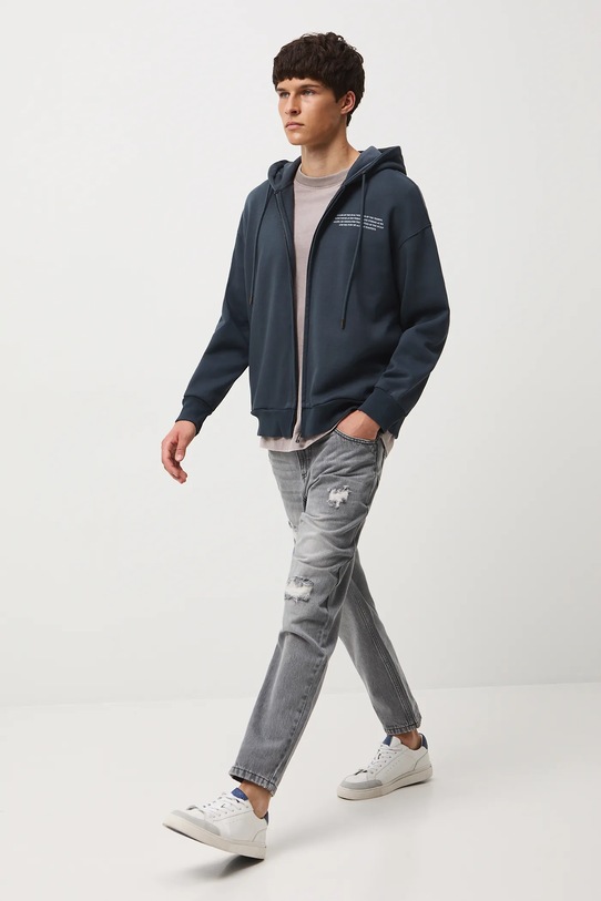 Bluza męska z nadrukiem pozostałe zielony RW25-BLM402
