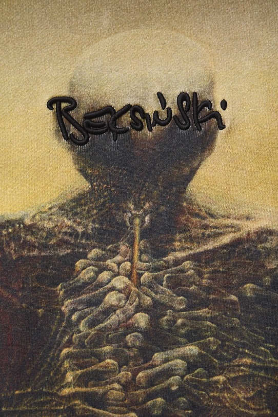 Bavlnená mikina z kolekcie Zdzisław Beksiński x Medicine RW25-BLMA51