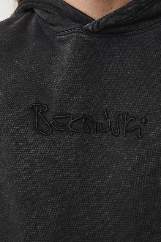 Bluza bawełniana męska z kolekcji Zdzisław Beksiński x Medicine RW25-BLMA52 szary